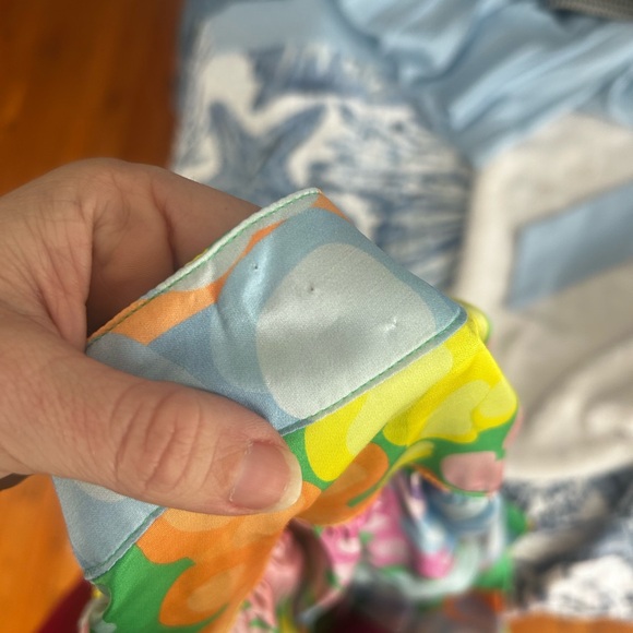 Pastel Multi-Color Ruffled A-Line Mini Skirt - Picture 2 of 2